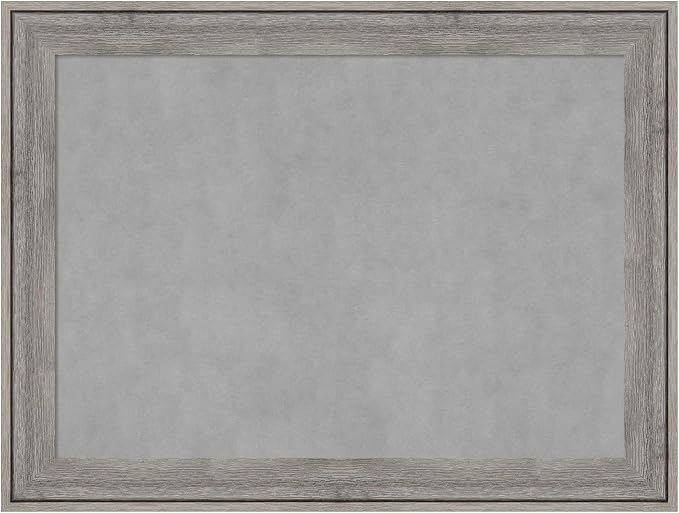 Amanti Art Grey Framed Magnetic Board 25x33 Medium Vision Board by AmantiArt
