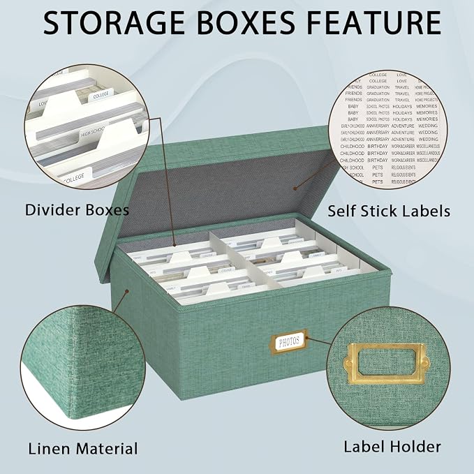 Decorative Photo Storage Box - Image 3