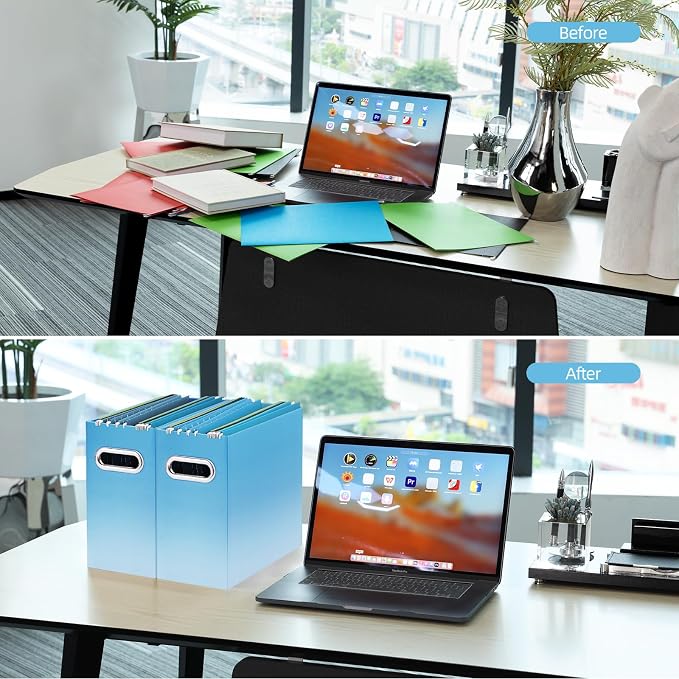 Oterri Cardboard File Organizer Box - Image 5