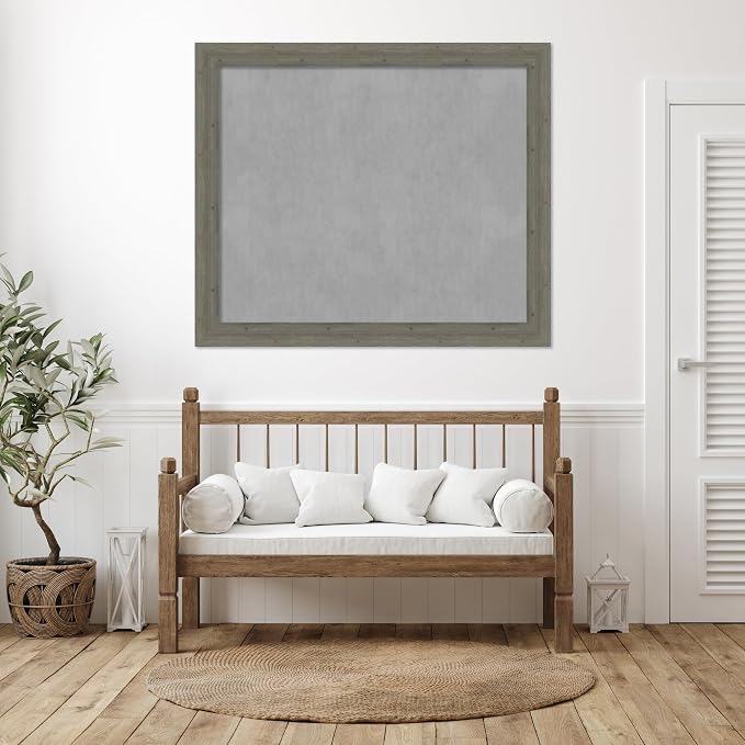 Amanti Art Grey Framed Magnetic Board 47x55 Oversize Vision Board - Image 6