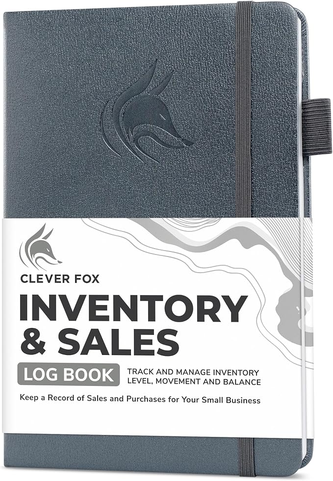 Clever Fox Inventory & Sales Log Book by CleverFox