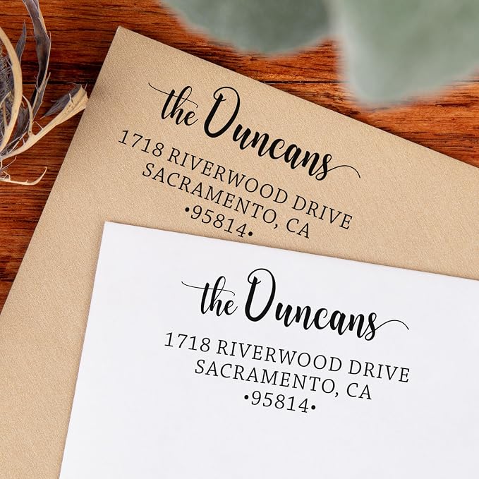 The Duncans Personalized Self-Inking Address Stamp | Envelope Return Address - Image 5