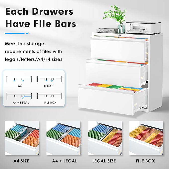 Pataku Metal Lateral File Cabinet - Image 4