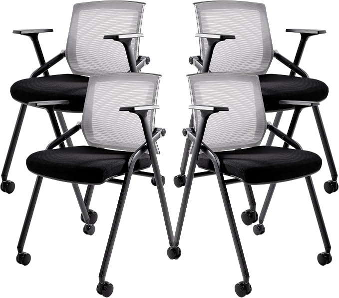 BLANEDUO Conference Room Chairs, Folding Office Desk Chair by BLANEDUO