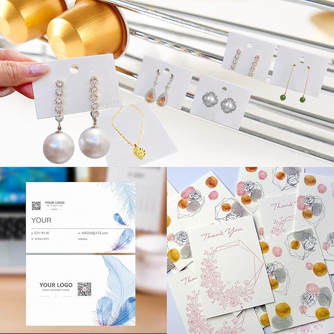 White Cardstock 8.5 x 11 White Paper 100 Pack, Goefun 65lb Card Stock Printer - Image 5