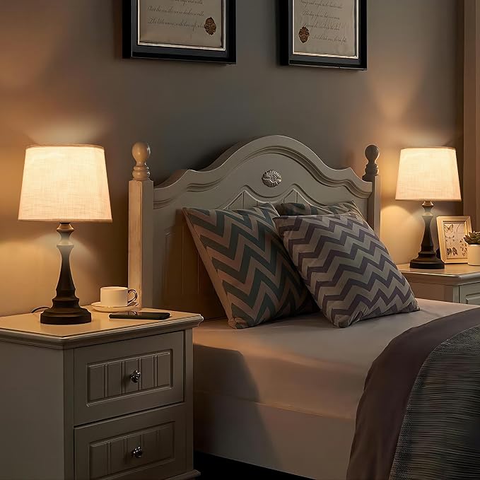 White Texture Lamp Shade Drum Lampshades Replacemnt - Image 9