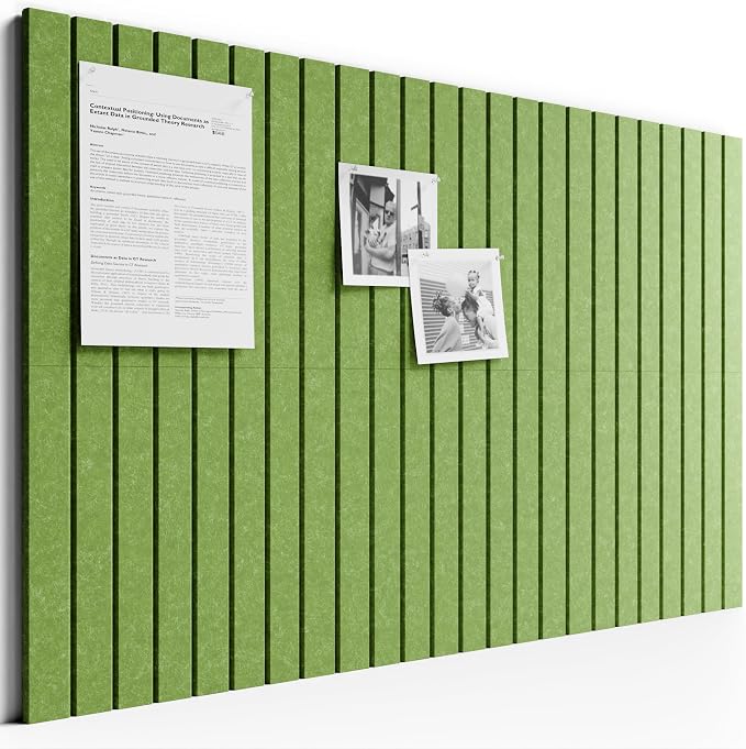 Bumusty Large Cork Board Alternative-36 x24 Felt Bulletin Board Tiles, by Bumusty