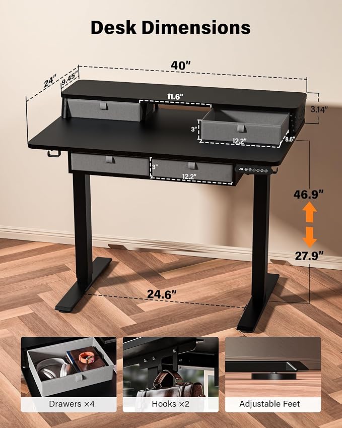 FiCiHi Electric Standing Desk - Image 2