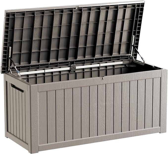 Yardgrace 270 Gallon Heavy Duty Outdoor Storage Box by Unknown