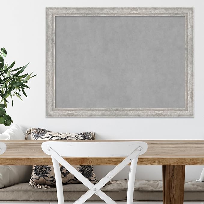 Amanti Art Silver Framed Magnetic Board 23x31 Medium Vision Board - Image 5