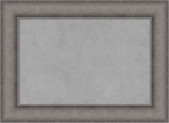 Amanti Art Grey Framed Magnetic Board 16x22 Small Vision Board by AmantiArt
