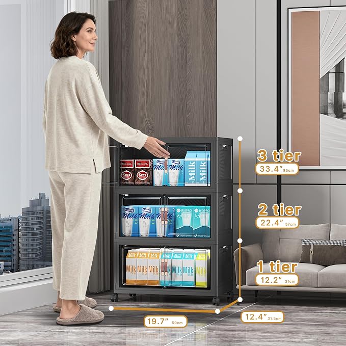 UAMFURI Extra Large Stackable Storage Bins - Image 2