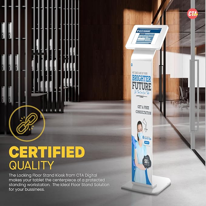 Locking Floor Stand – CTA Premium Locking Support Base Kiosk - Image 6