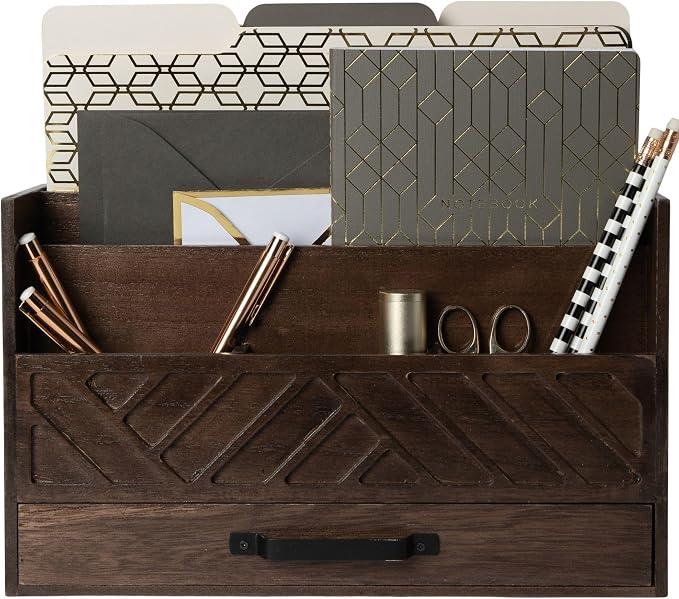 BLU MONACO | Wooden Mail Organizer by Blu_Monaco