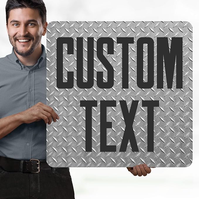 Custom Sign, Custom Street Sign, 11 Font Colors, 13 Font Styles, 4 Hole Options - Image 2