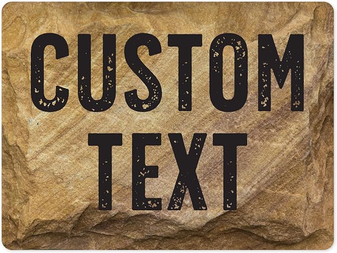 Custom Sign, Custom Street Sign, 11 Font Colors, 13 Font Styles, 4 Hole Options by MySignCenter