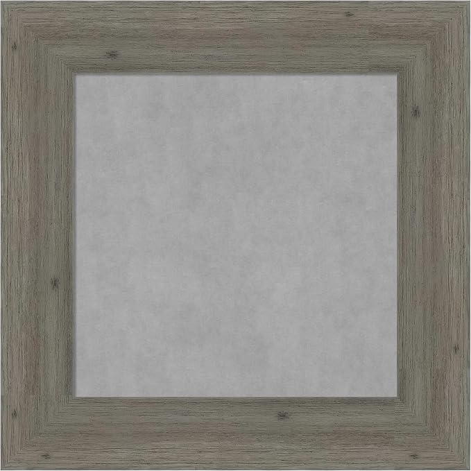 Amanti Art Grey Framed Magnetic Board 17x17 X-Small Vision Board by AmantiArt