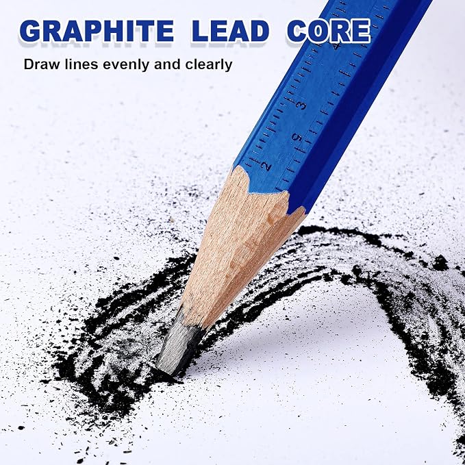 Honoson 200 Pcs Flat Construction Pencils - Image 5