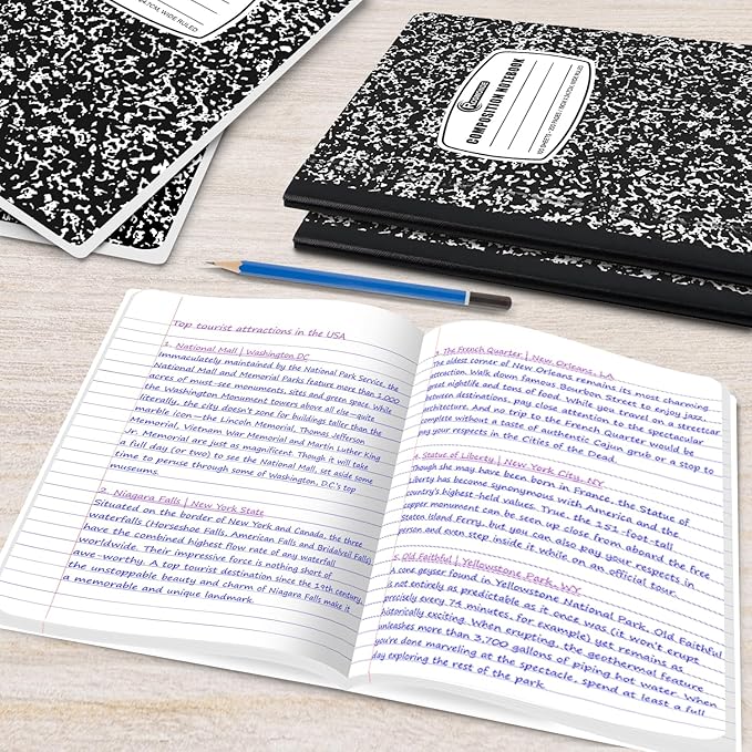 Rosmonde 2000 Pack Composition Notebooks Bulk, Wide Ruled, Full Pallet of - Image 5