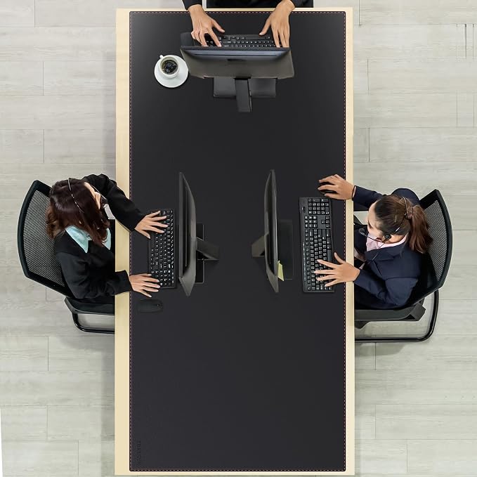 ZORESYN Office Desk Pad 74.8x35.4inch, Large Mouse pad Desk Mat, Waterproof PU - Image 5