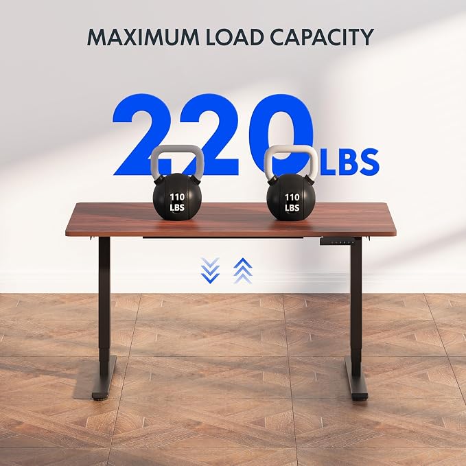 FLEXISPOT E6 3-Stage Dual Motor 60 x 24 Electric Standing Desk Sit Stand Up Desk - Image 7