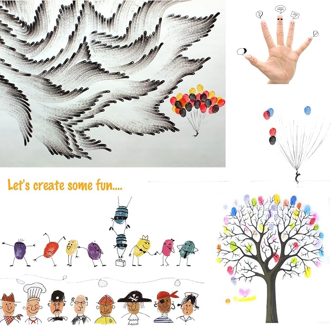 Lsushine Craft Ink Pad Stamps Partner DIY Color, 15 Color Craft Ink Pad - Image 3