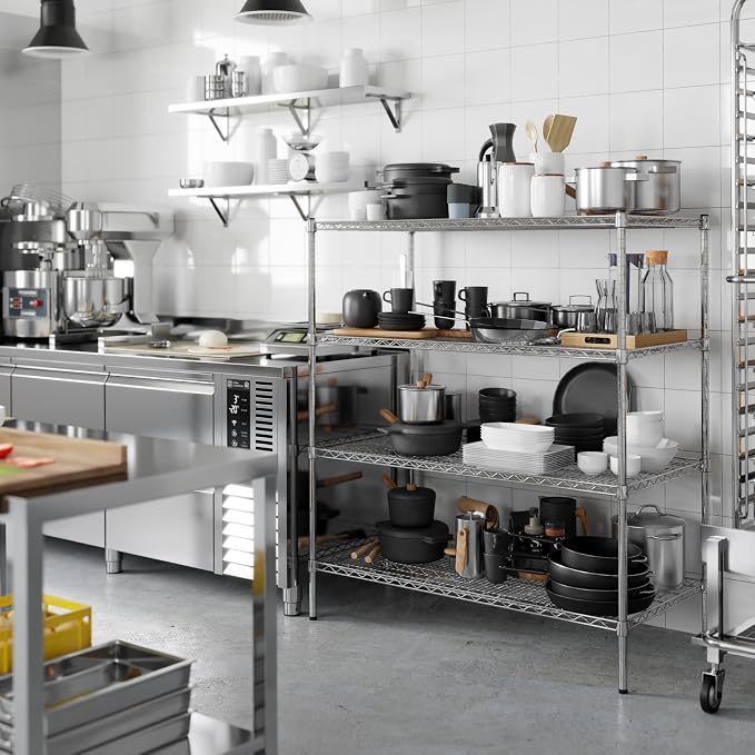 Regal Altair 24" Deep x 48" Wide x 54" Height Wire Shelving Kit | 4-Tier | NSF - Image 5
