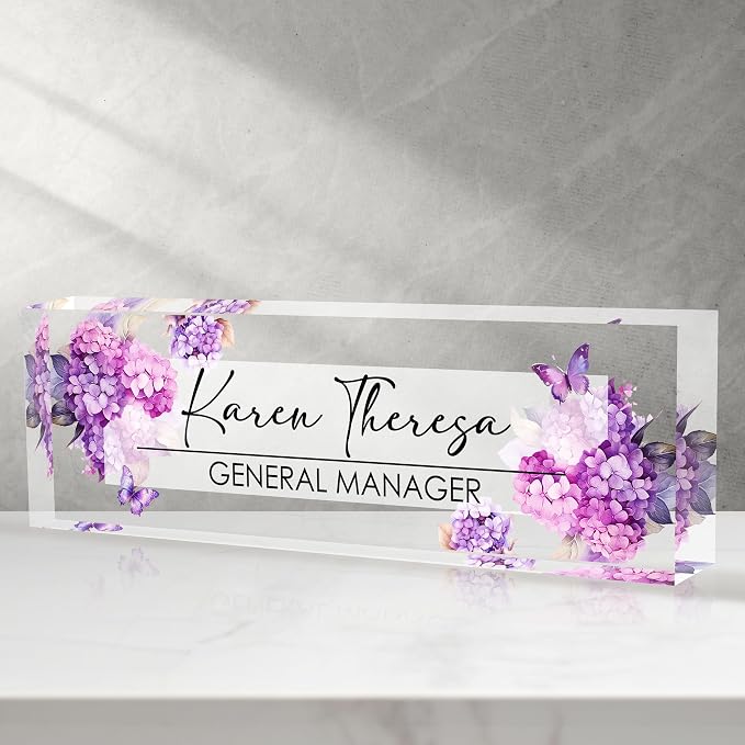 Custom Office Name Plate, Personalized Gifts by Unknown