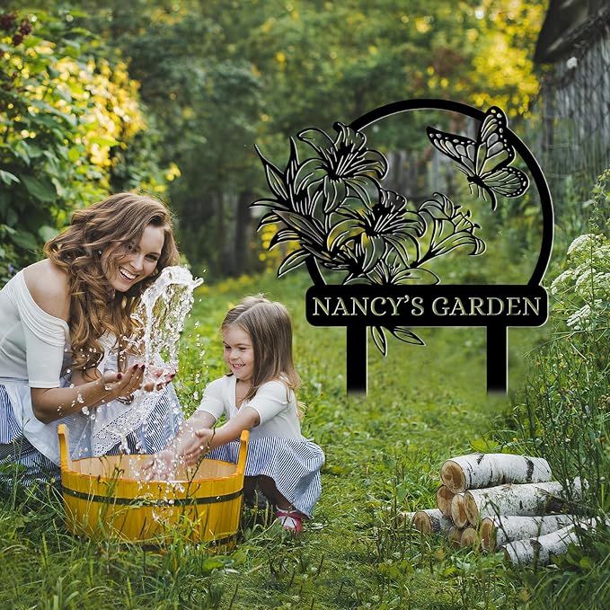 Personalized Garden Signs | Customized Metal Yard Sign Stakes | Custom - Image 2