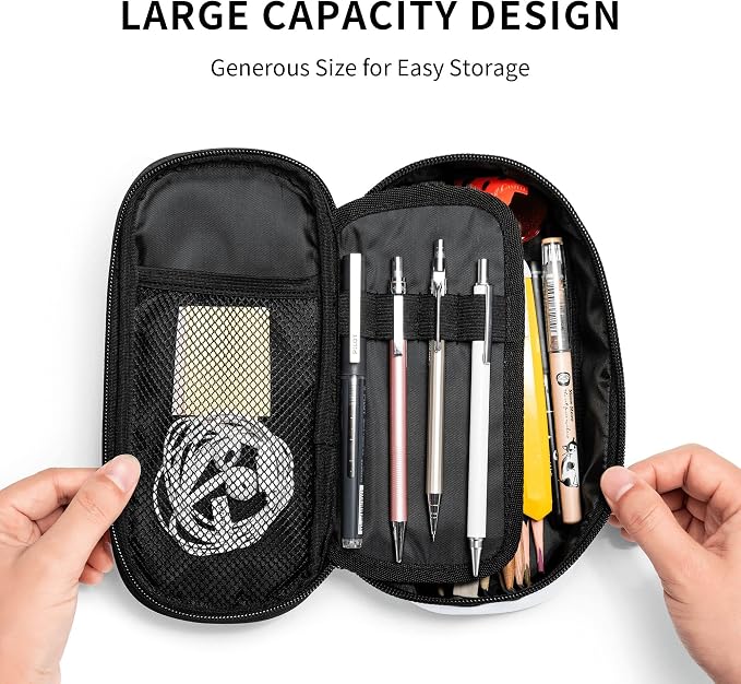 Kids Pencil Pouch for Boys, Football Pencil Case - Image 2