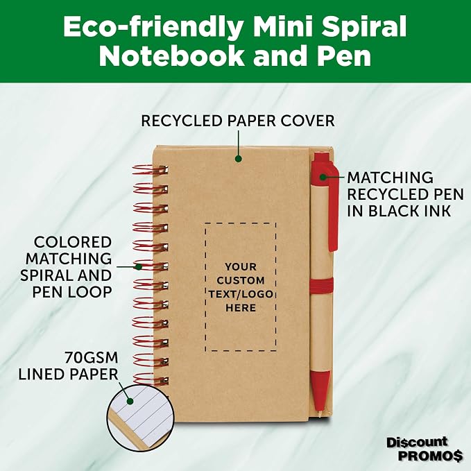 Custom Mini Spiral Notebooks - Image 3