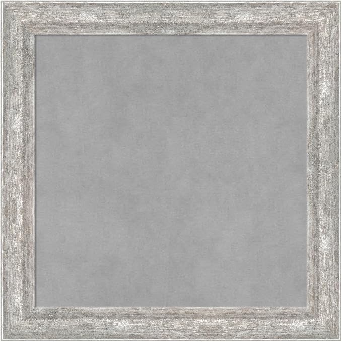 Amanti Art Silver Framed Magnetic Board 19x19 Small Vision Board by AmantiArt