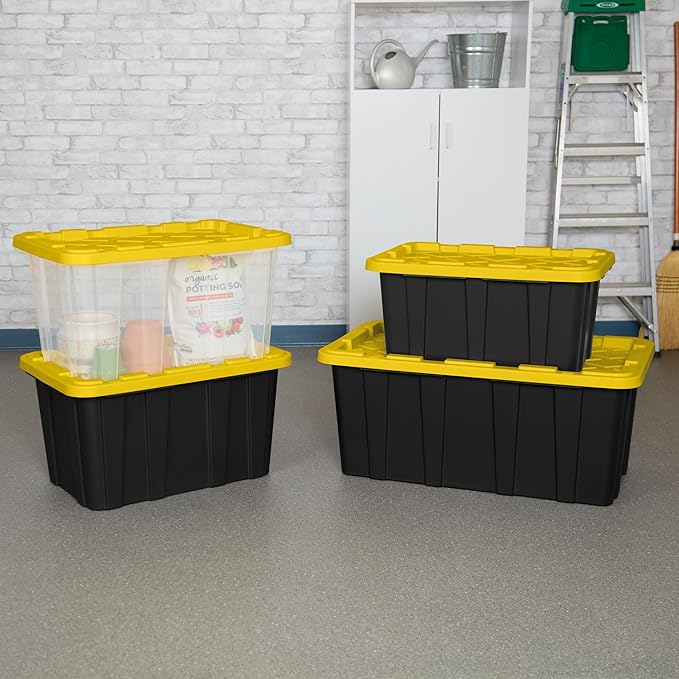 Sterilite 8-Pack 27 Gallon Industrial Tote, and Office - Image 5