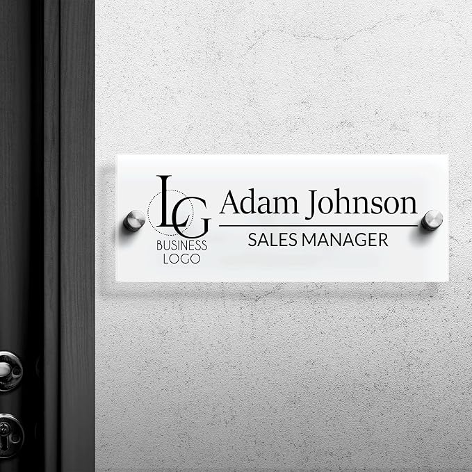 Custom Name Plates for Doors Personalized Wall Name Signs Office Workspace by CustomYourMemories