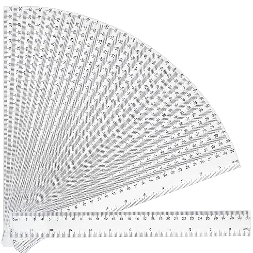 30 Packs Clear Plastic Ruler 12 Inch - Image 4
