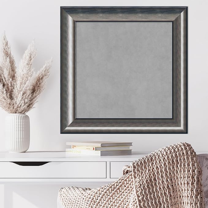 Amanti Art Silver Framed Magnetic Board 26x26 Medium Vision Board - Image 4