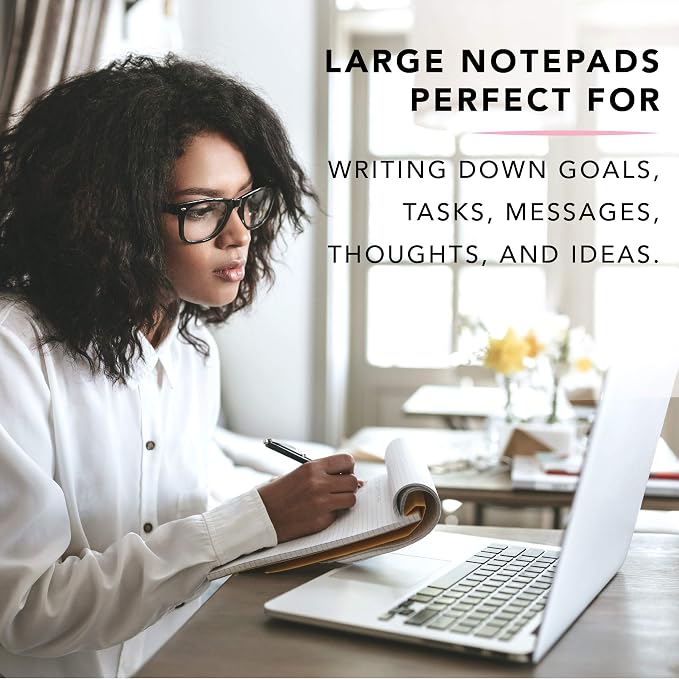 Graphique Large Notepad, Brush Strokes – 6" x 8", Cute Notepad - Image 3