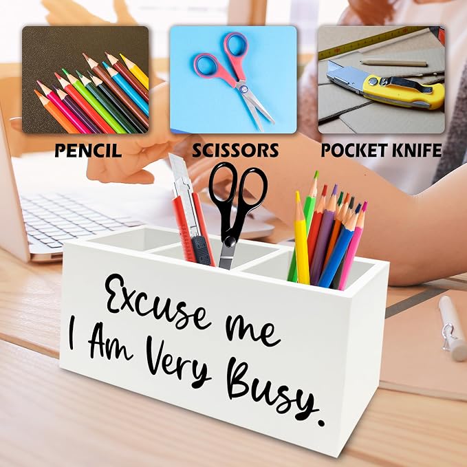 QZQE Funny Pen Pencil Holder Organizer - Image 6