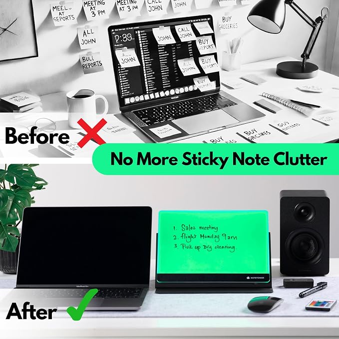 Note Tower LED Color Changing Desktop Whiteboard - Image 5