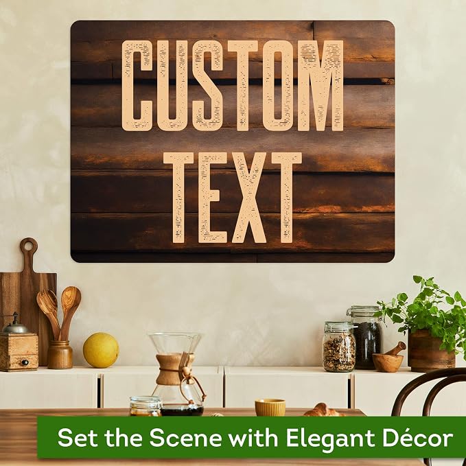 Custom Sign, Custom Street Sign, 11 Font Colors, 13 Font Styles, 4 Hole Options - Image 4