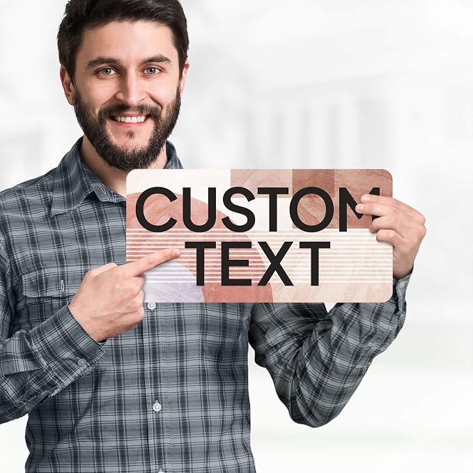 Custom Sign, Custom Street Sign, 11 Font Colors, 13 Font Styles, 4 Hole Options - Image 2