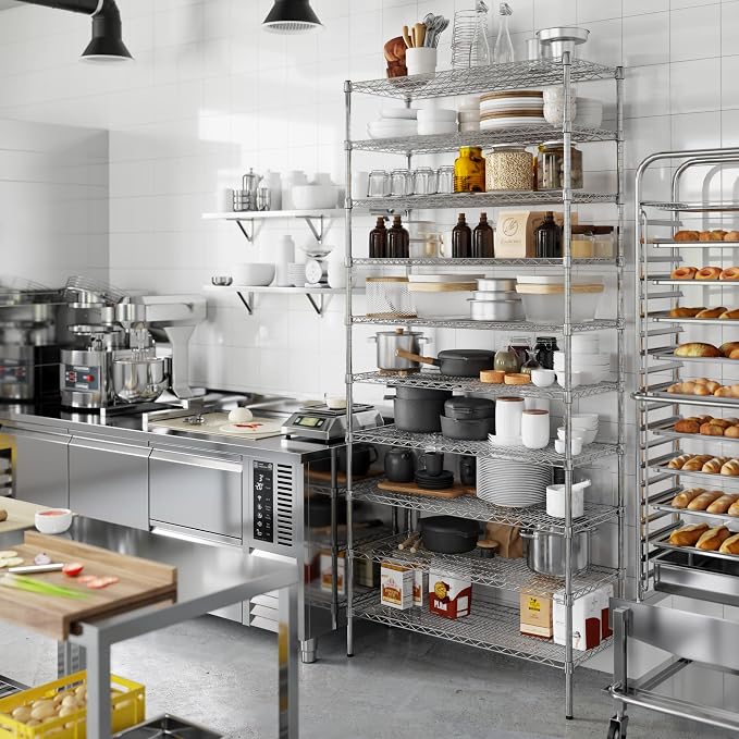 Regal Altair 18" Deep x 42" Wide x 96" Height Wire Shelving Kit | 10-Tier | NSF - Image 7