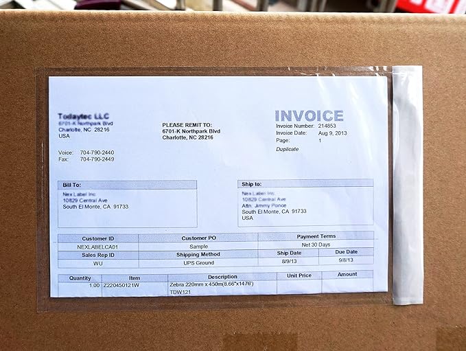 BEUYI Premium 6''x10'' Packing List Envelope, Tailored Size - Image 3