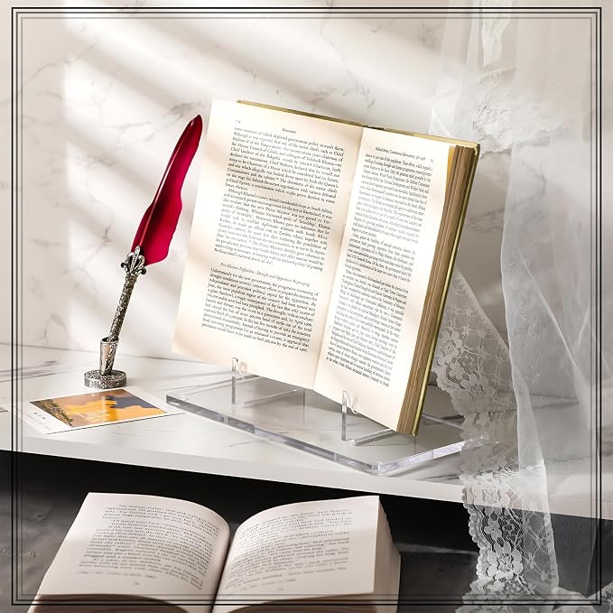 Jetec Acrylic Book Stand Clear Easel Stand - Image 5
