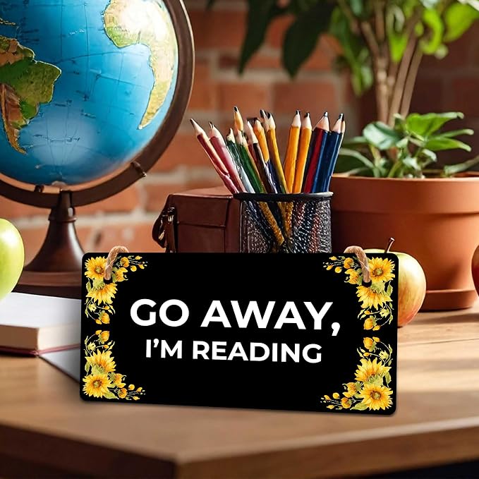Signs ByLITA Sunflower Corners Black Background Personalized Hanging Wall or - Image 4