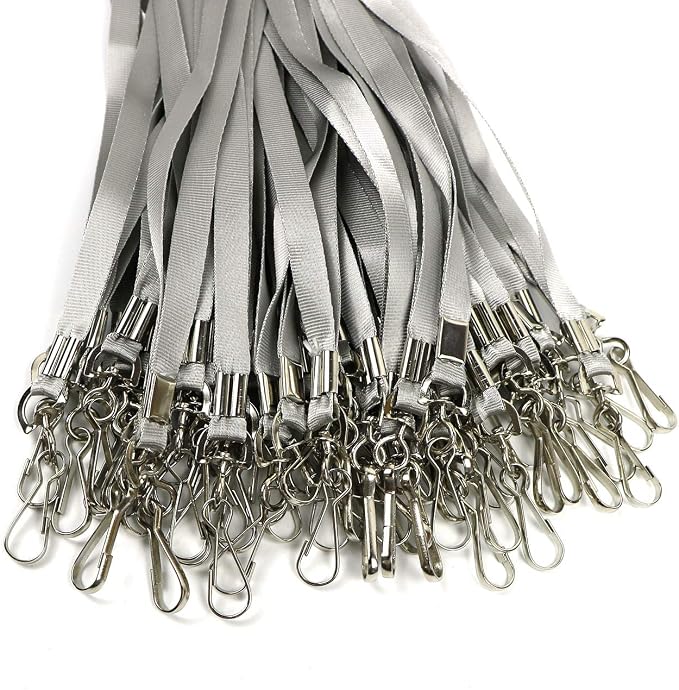 Beebel Gray Lanyard Bulk Lanyards - Image 4