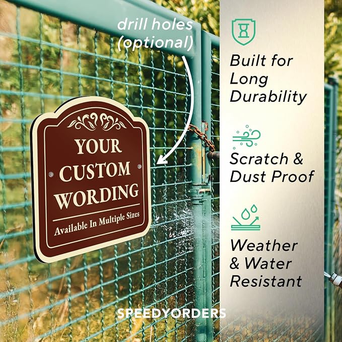 Custom Decorative Metal Outdoor Sign - Image 6