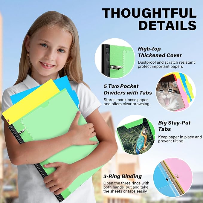 WOT I Telescoping Project Organizer 2-Pack, Refillable Binder - Image 3
