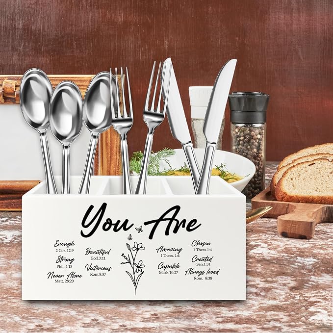 QZQE You Are Christian Pen Pencil Holder Organizer - Image 5