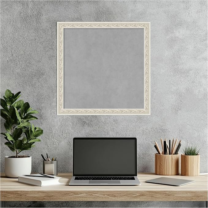 Amanti Art Silver Framed Magnetic Board 18x18 Small Vision Board - Image 6
